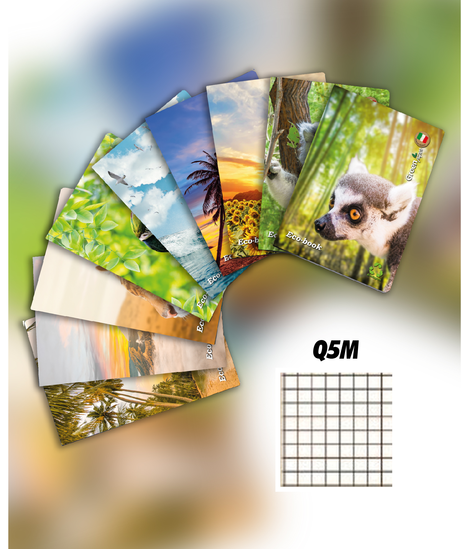 Pack 3 pz. – QUADERNI MAXI – QUADRETTI 5M – Mansitaliacquisti