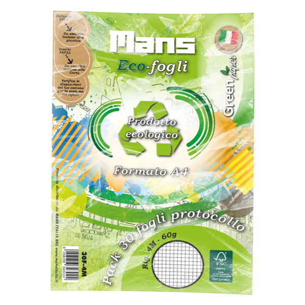 FOGLI PROTOCOLLO – 4MM – Mansitaliacquisti