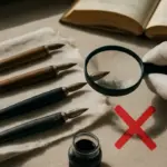 Tecniche di conservazione per strumenti di scrittura antichi: gli errori che possono rovinarli