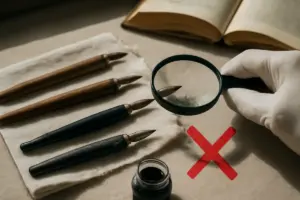 Tecniche di conservazione per strumenti di scrittura antichi: gli errori che possono rovinarli