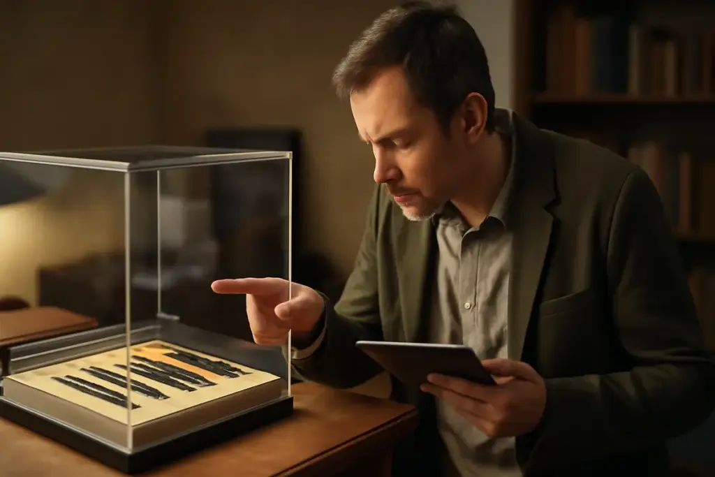 Come scegliere un display espositivo per strumenti di scrittura d’epoca: criteri essenziali che proteggono dal deterioramento