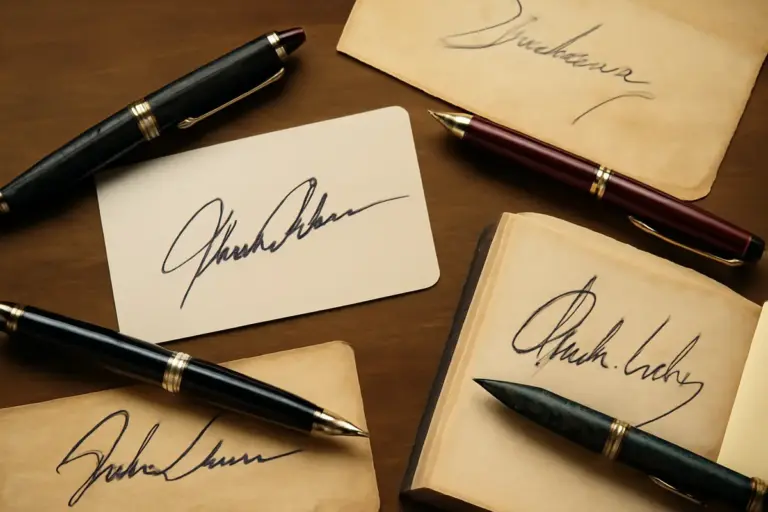 Cosa rende preziosa una firma autografa sugli strumenti di scrittura? I casi più importanti tra i collezionisti